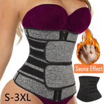Load image into Gallery viewer, Néoprène Sauna taille formateur Corset ceinture de sueur pour les femmes perte de poids Compression tondeuse entraînement Fitness
