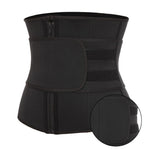 Load image into Gallery viewer, Néoprène Sauna taille formateur Corset ceinture de sueur pour les femmes perte de poids Compression tondeuse entraînement Fitness
